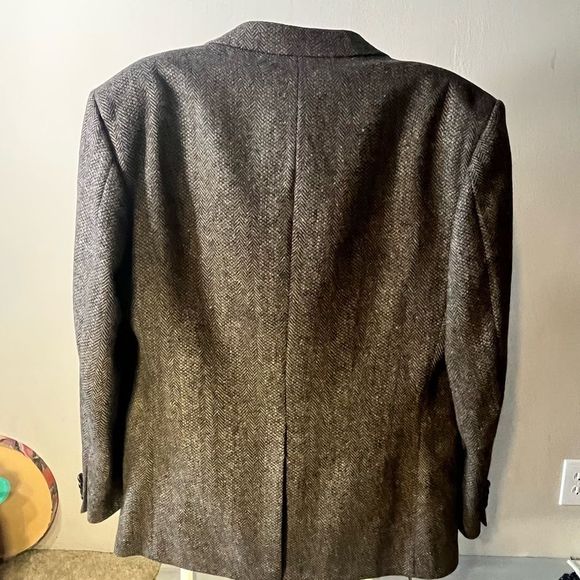 Robert Stock Made In Russia Mens Blazer Tweed 100% Wool 42R - Picture 4 of 9